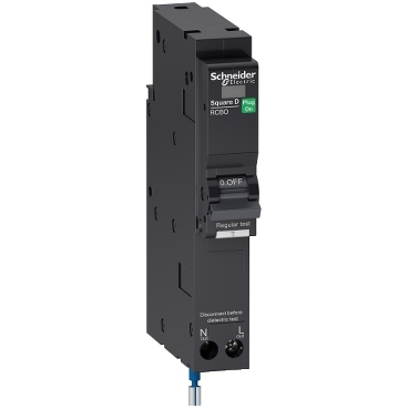 RCBO 1Pole 10-50A 6kA/10kA 10mA /30mA