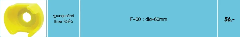 F-60 ฐานคลุมสวิตซ์