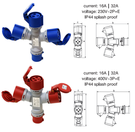MULTIPLE OUTLET SOCKETS