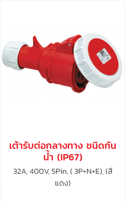 ผลิตภัณฑ์ปลั๊กและเต้ารับ