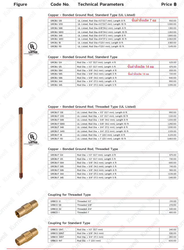 KUMWELL CATALOG