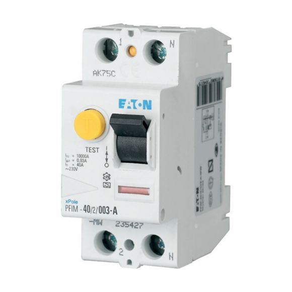 เบรคเกอร์ป้องกันไฟดูด 2 โพล/4โพล(EATON)