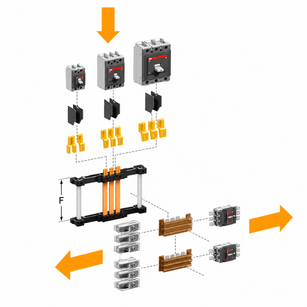 บัสบาร์และอุปกรณ์เชื่อมต่อ ABB Formula Link System ภาพประกอบตระกูลสินค้า