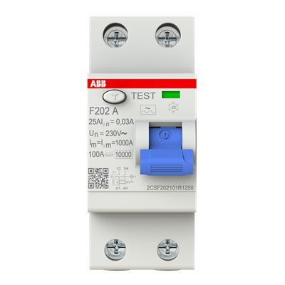 เครื่องตัดไฟรั่ว RCCB ABB RCCB Type A ภาพตัวอย่างจากผู้ผลิต