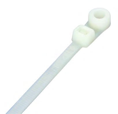 ภาพตัวอย่าง เคเบิ้ลไทร์ยึดสกรู Screw Mount Tie BANDEX สีและขนาดตามรุ่น