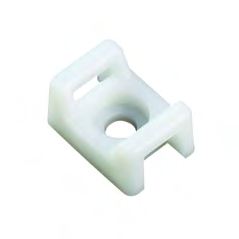 ภาพตัวอย่าง ฐานยึดสาย Saddle Type Tie Mount BANDEX สีและขนาดตามรุ่น