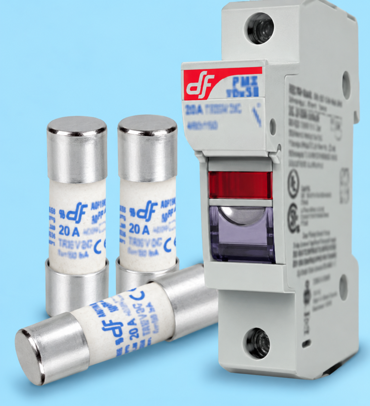 ฟิวส์โซลาร์ DC DF Electric DF ELECTRIC PV FUSE