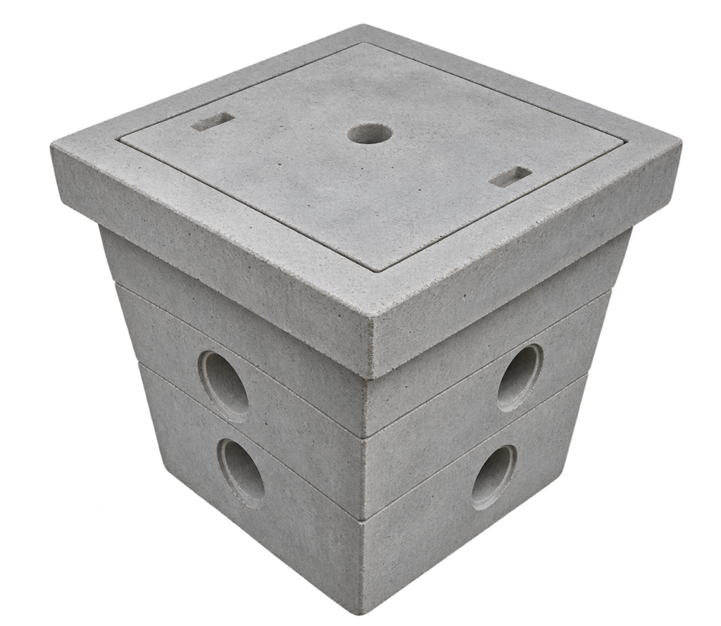บ่อพักกราวด์คอนกรีตแบบซ้อน KUMWELL Stackable Concrete Inspection Pit (4 Parts) ภาพประกอบตระกูลสินค้า