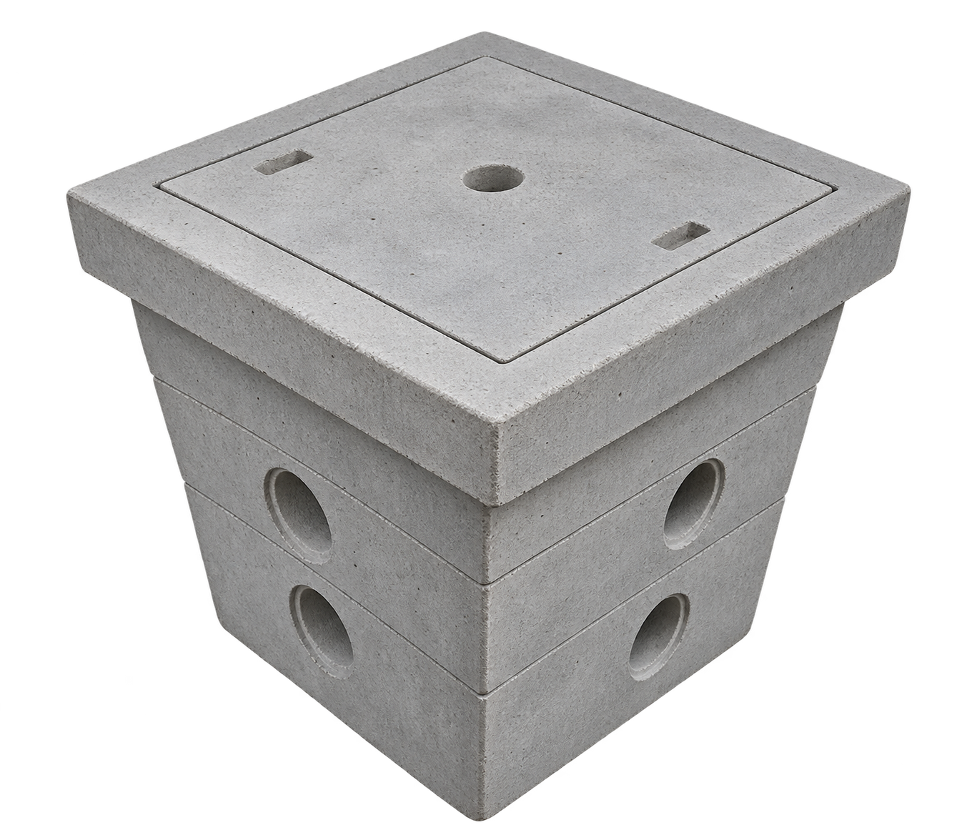 บ่อพักกราวด์คอนกรีตแบบซ้อน KUMWELL Stackable Concrete Inspection Pit (4 Parts) ภาพประกอบตระกูลสินค้า