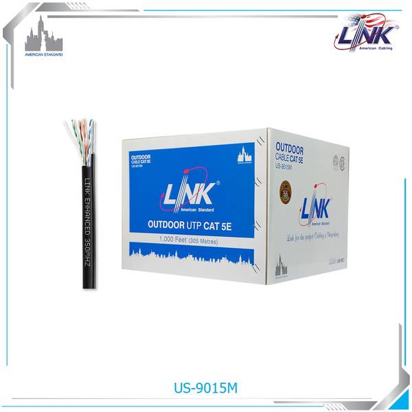สายแลน LINK US-9015M CAT 5E UTP Outdoor Drop Wire