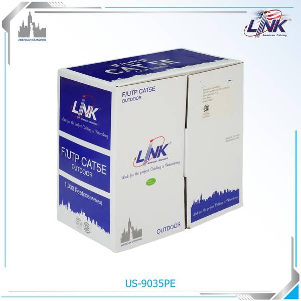 สายแลน LINK US-9035PE CAT 5E F/UTP Outdoor