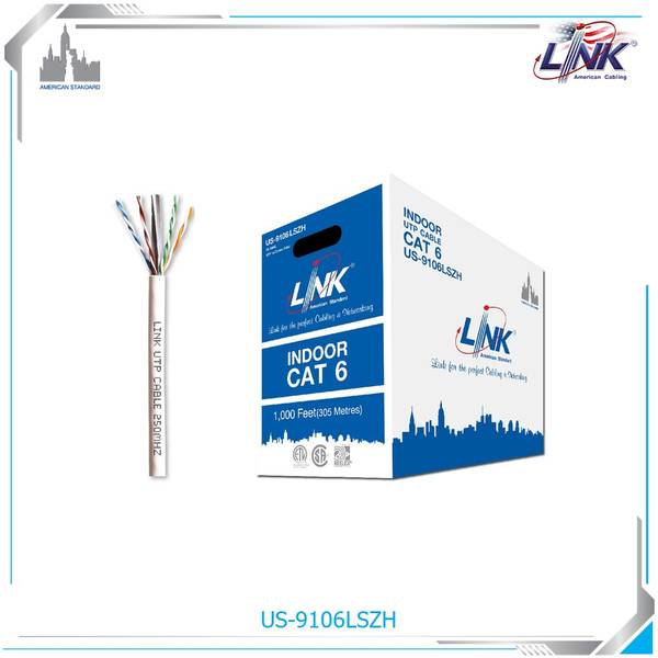สายแลน LINK US-9106LSZH CAT 6 UTP 250 MHz LSZH