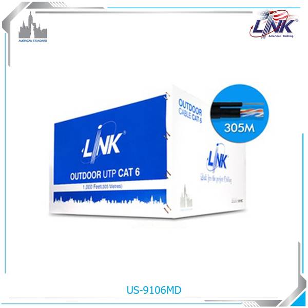 สายแลน LINK US-9106MD CAT 6 UTP Outdoor Drop Wire
