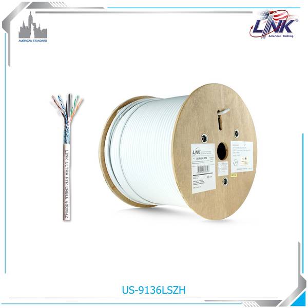 สายแลน LINK US-9136LSZH CAT 6 F/UTP ULTRA Shielded