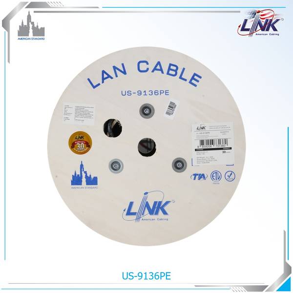 สายแลน LINK US-9136PE CAT 6 F/UTP Outdoor