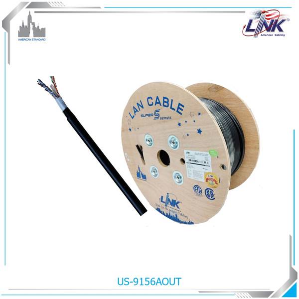 สายแลน LINK US-9156AOUT CAT 6A UTP SUPER-S Outdoor