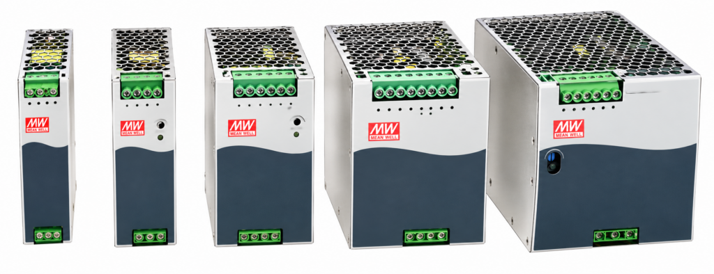 SDR Series MEAN WELL พาวเวอร์ซัพพลายราง DIN ประสิทธิภาพสูง ภาพตระกูลสินค้า