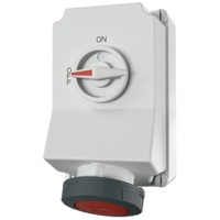 เต้ารับติดผนังพร้อมสวิตช์ DUO-interlock MENNEKES 5110A 63A