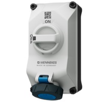เต้ารับติดผนังพร้อมสวิตช์ DUO-interlock MENNEKES 5602306G 16A