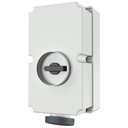 เต้ารับติดผนังพร้อมสวิตช์ DUO-interlock MENNEKES 5691A 125A