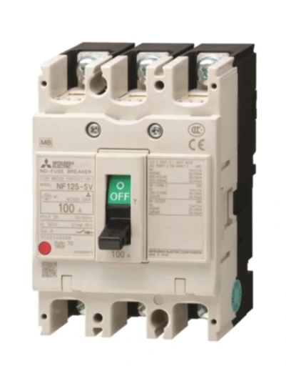เบรกเกอร์ MCCB Mitsubishi NF125-SV รูปจากผู้ผลิต