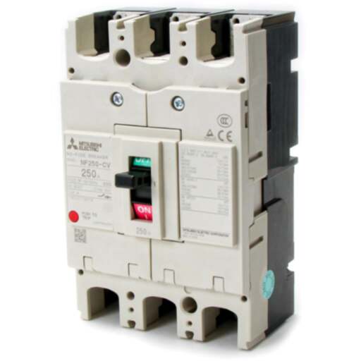 เบรกเกอร์ MCCB Mitsubishi NF250-CV รูปจากผู้ผลิต