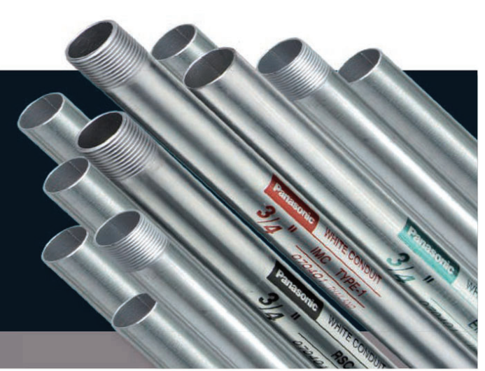 ท่อเหล็กบาง EMT PANASONIC PAN-ECD Electrical Metallic Tubing ภาพตัวอย่างกลุ่มสินค้า