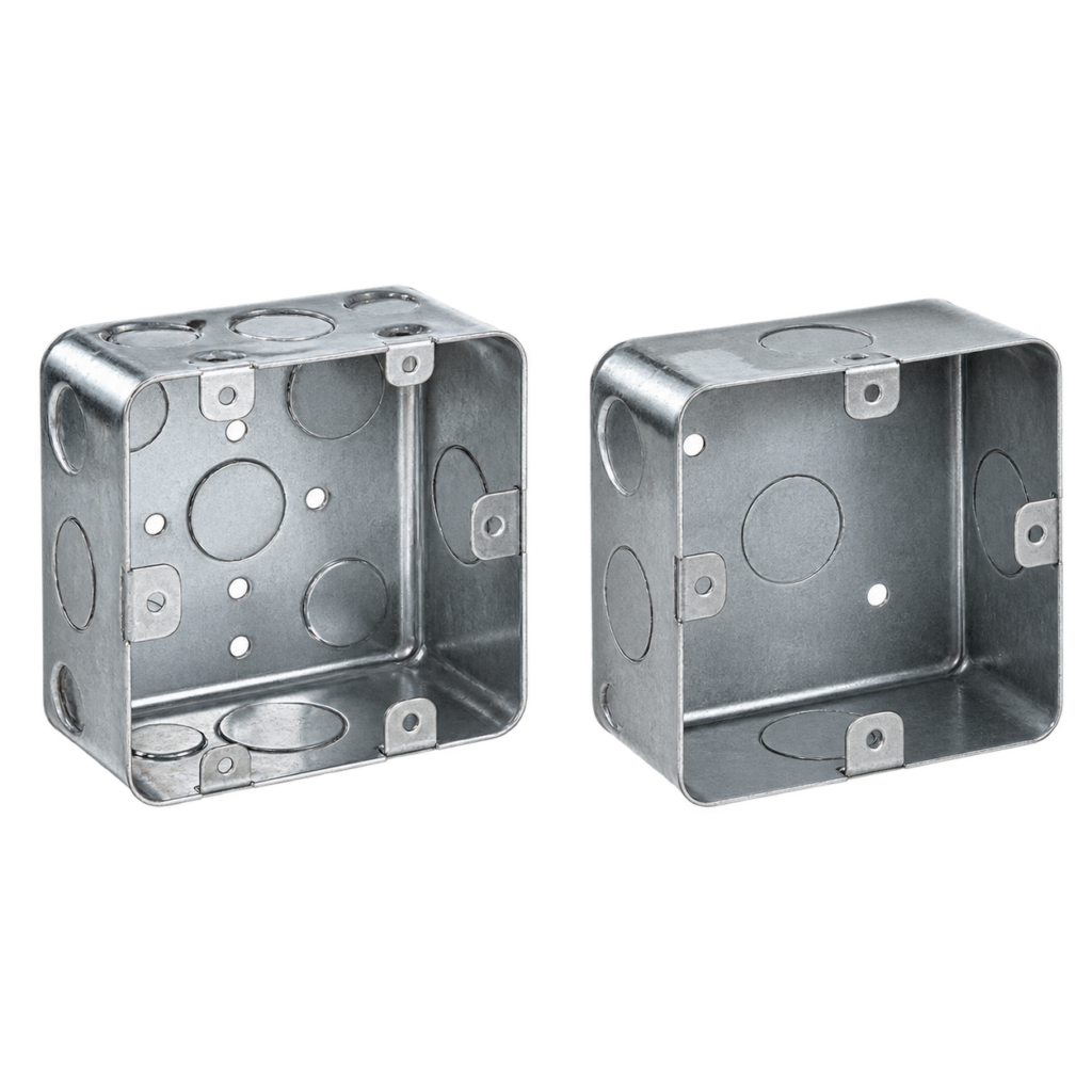 สแควร์บ๊อกซ์ 4 x 4 นิ้ว รุ่น 4 หู SC SQUARE BOX 4 SCREW TABS ภาพประกอบตระกูลสินค้า