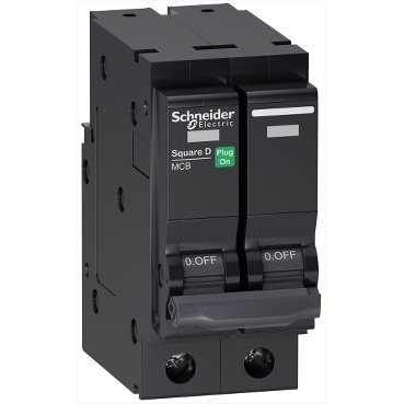 ภาพประกอบเบรกเกอร์ Schneider Square D QO-MBX แบบ 2 โพล