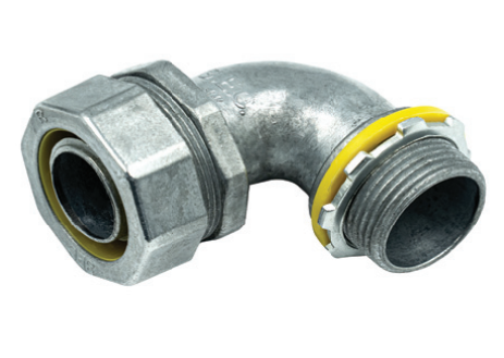 คอนเนคเตอร์ จับท่ออ่อนกันน้ำ โค้ง 90° SEC SEC-LFCN90 Liquid Tight Flexible Connector 90 Degree ภาพตัวอย่างกลุ่มสินค้า