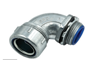 คอนเนคเตอร์จับท่ออ่อน กันน้ำสีดำ โค้ง 90° SEC SEC-LFCNB90 Liquid Tight Flexible Connector Black BS Type 90 Degree ภาพตัวอย่างกลุ่มสินค้า
