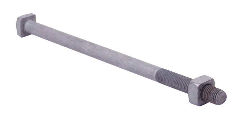 สกรูน็อตหัวสี่เหลี่ยมอาบสังกะสี SEC SEC-MBH12 / SEC-MBH58 Hot Dip Galvanized Machine Bolts ภาพตัวอย่างกลุ่มสินค้า