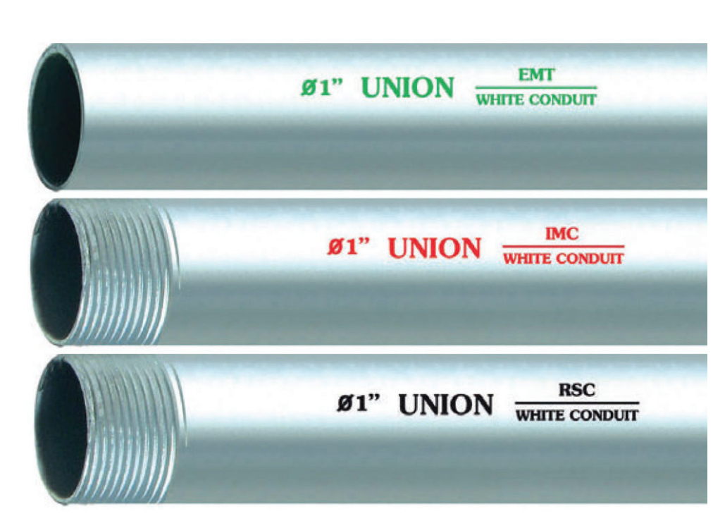 ท่อเหล็กบาง EMT UNION UNI-ECD Electrical Metallic Tubing ภาพตัวอย่างกลุ่มสินค้า